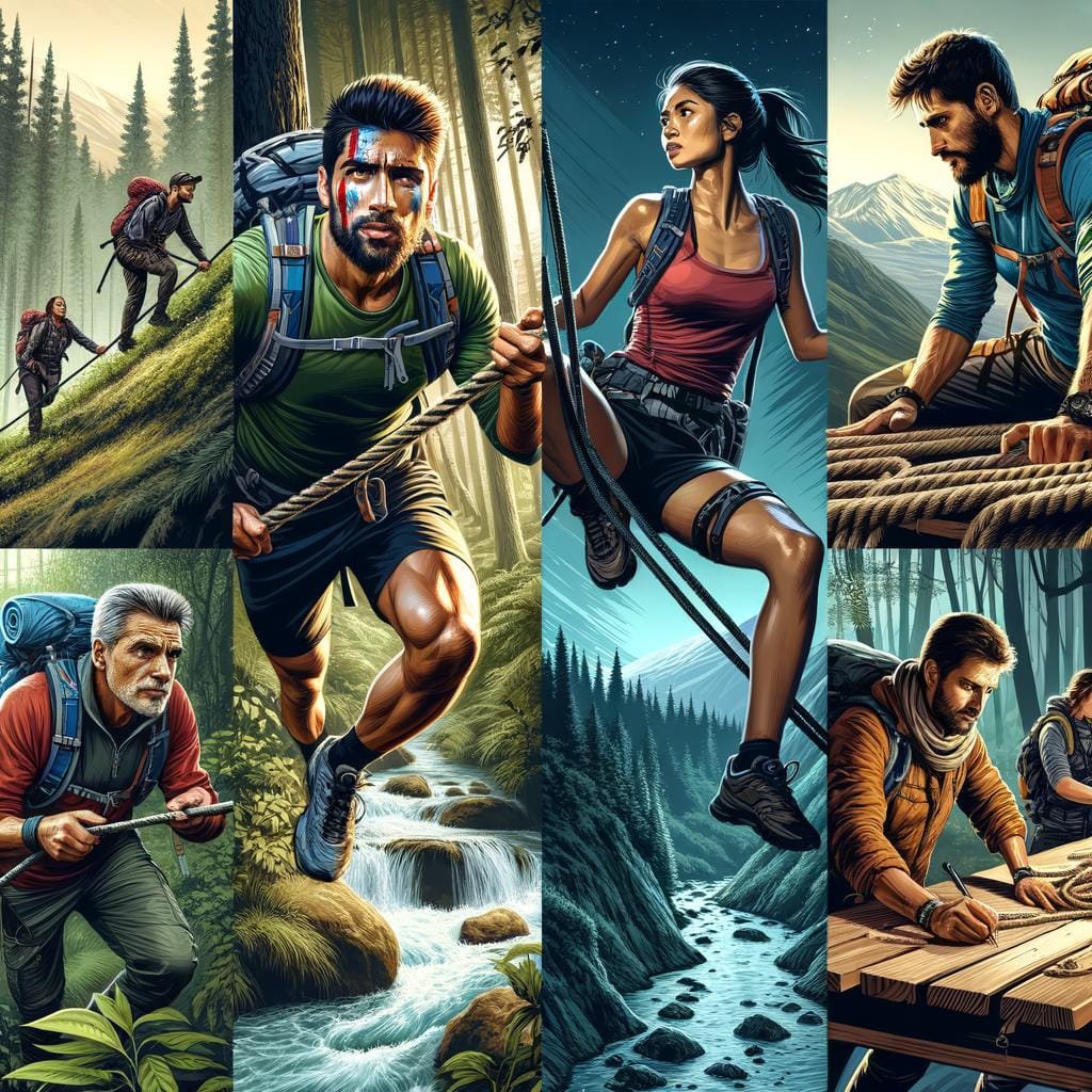 Adventure Races 1 Exciting ADVENTURE RACES showcase athletes tackling challenging terrains around the world