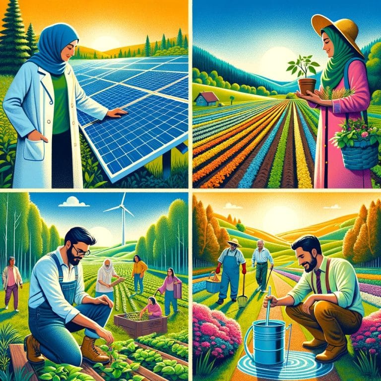 Conservation Practices 9 Promote sustainable agriculture through conservation practices