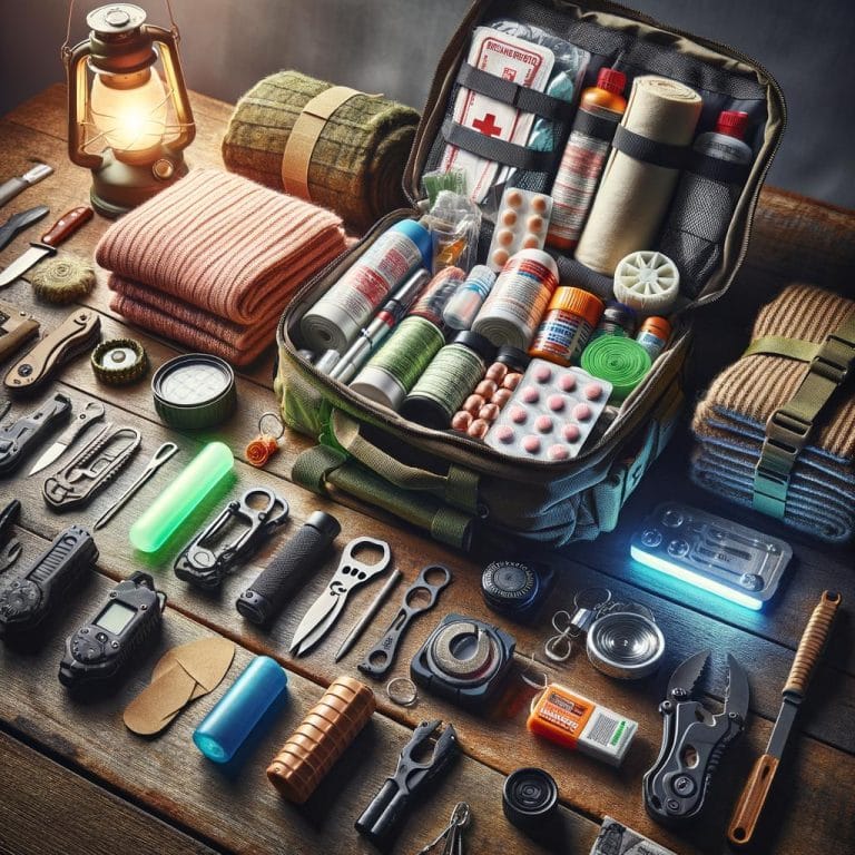 Essential emergency kits for home, car, or outdoor adventures