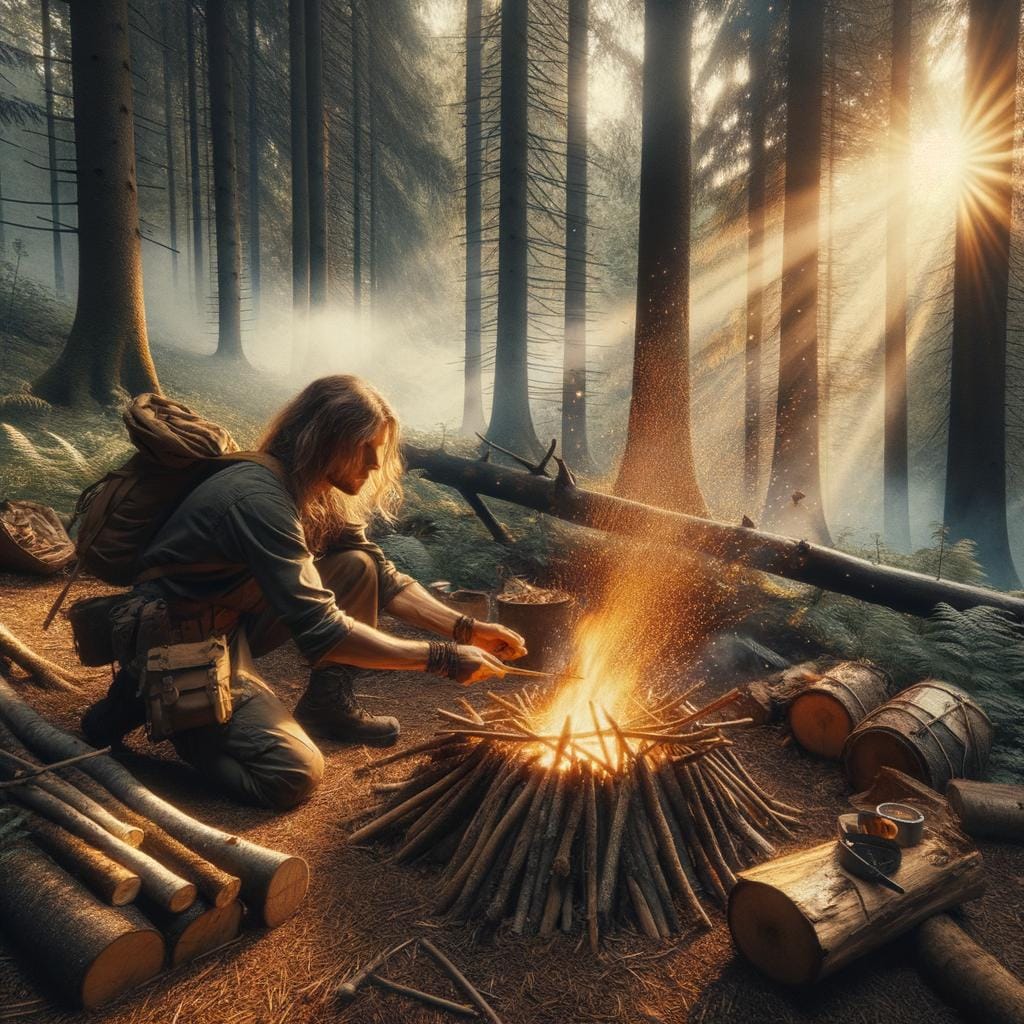 Firecraft 1 Mastering the art of campfire building in the great outdoors