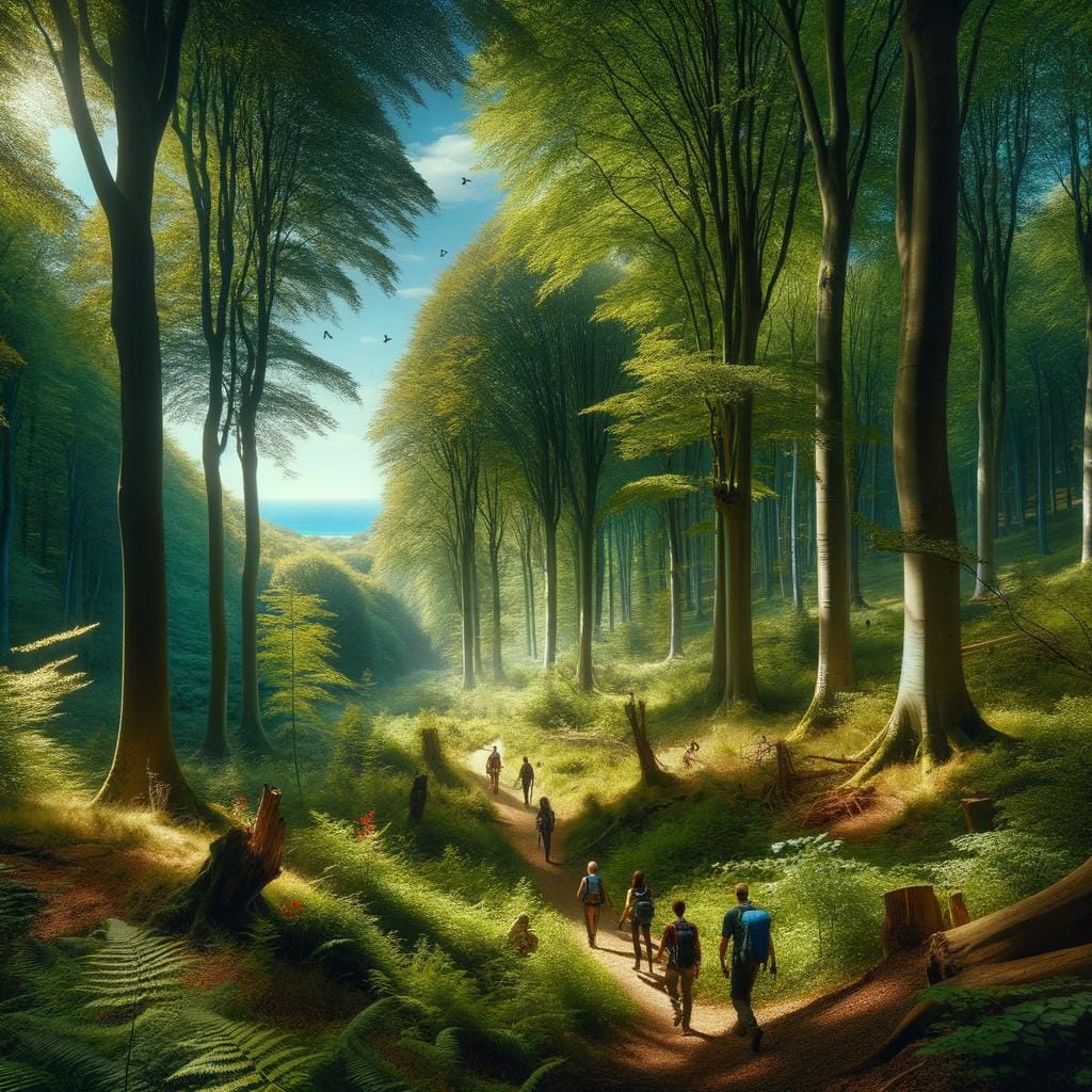 Forest Hikes Explore nature's beauty on peaceful forest hikes among towering trees and babbling streams