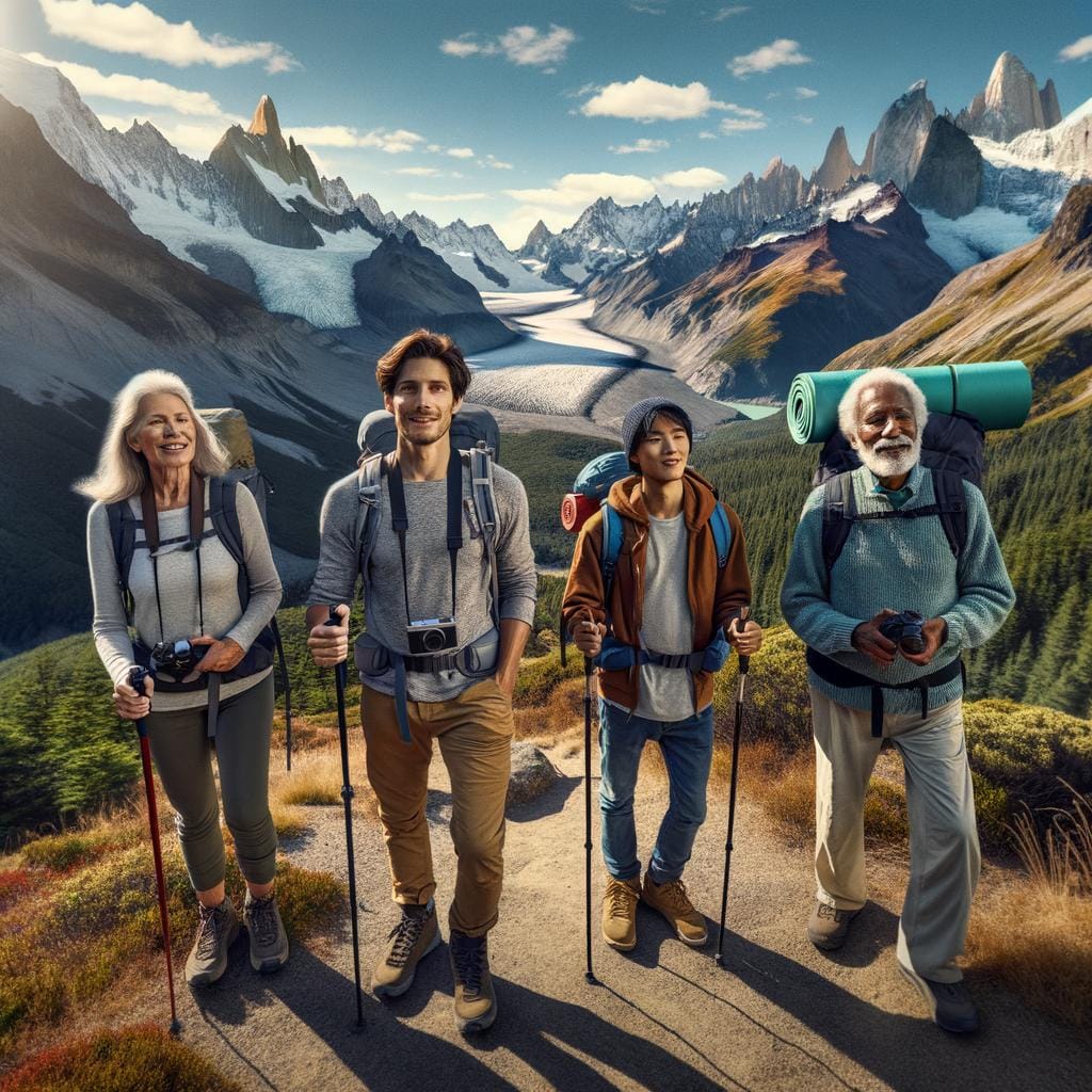 Mountain Trekking Enjoy breathtaking views while mountain trekking through rugged terrain and lush forests