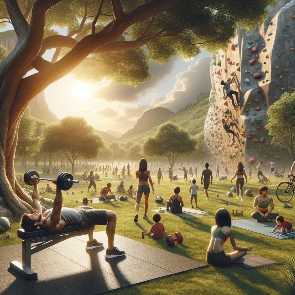 Experience adrenaline-pumping outdoor fitness and adventure workouts for a thrilling active lifestyle