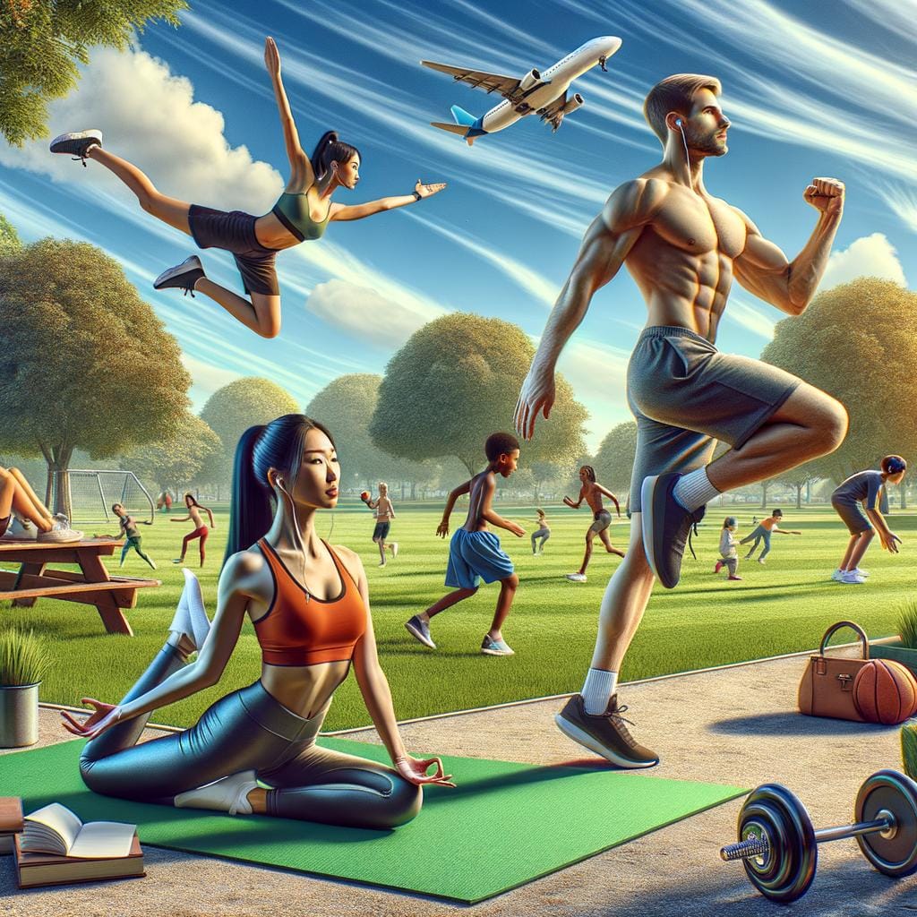 Park Exercises Enjoy outdoor fitness with park exercises for a fun and refreshing workout experience