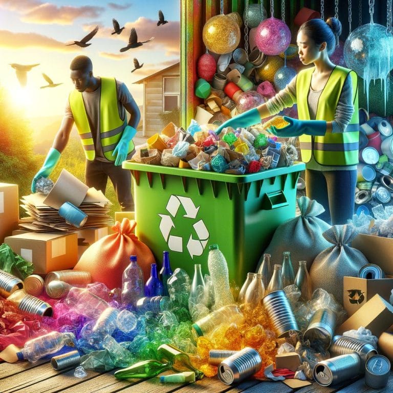 RECYCLED MATERIALS - minimize waste and reduce carbon footprint