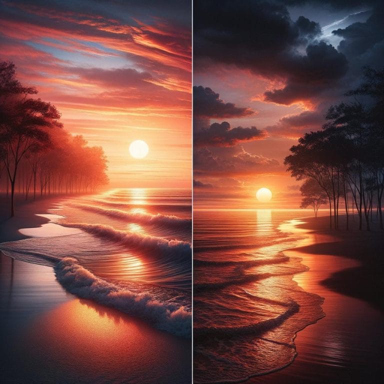 Sunrise and Sunset Captures 17 Vibrant colors in stunning sunrise and sunset captures