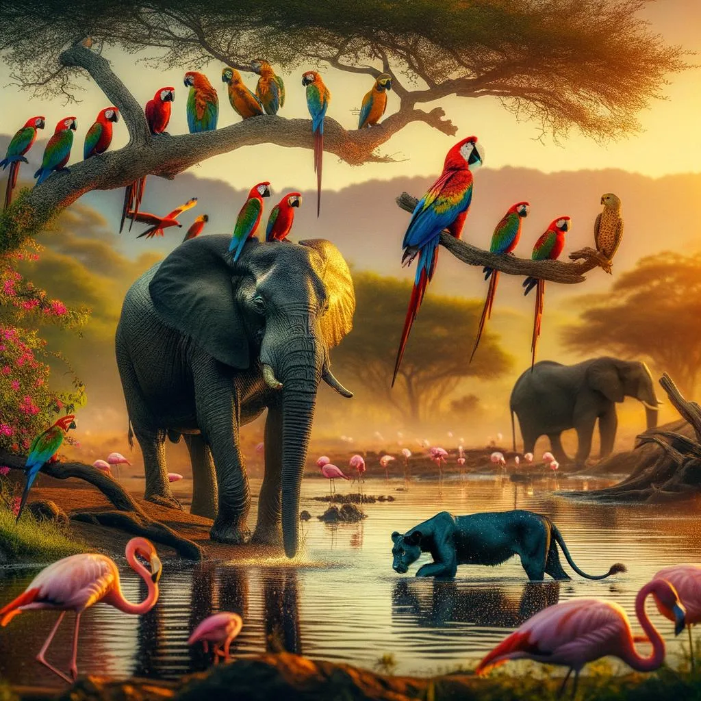Captivating wildlife photography featuring stunning natural moments captured in the wilderness